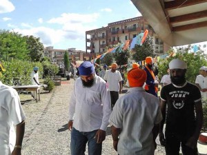 La festa della comunità Sikh