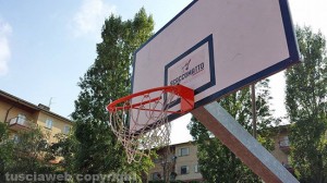 I canestri rotti al playground della Quercia