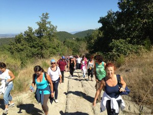In cammino sulle vie dell'esilio di santa Rosa