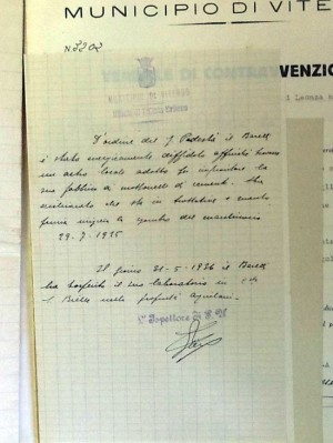 Lettere dell'ispettore di polizia urbana