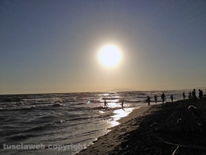 La spiaggia di Montalto di Castro