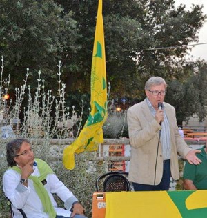 Il dottor Claudio Bondi con Andrea Renna (Coldiretti)