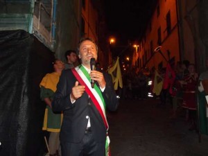 Il sindaco di Montefiascone, Luciano Cimarello