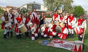Il gruppo sbandieratori del Pilastro