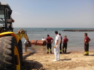 Sversamento a San Giorgio - Recuperato il fusto
