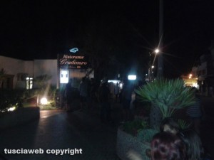 Black out a Tarquinia