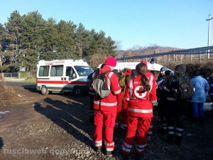 La Croce rossa accoglie i migranti