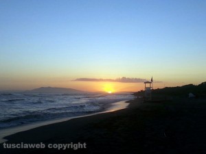 Tramonto a Pescia Romana