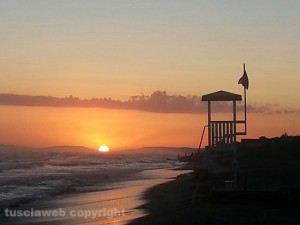 Tramonto a Pescia Romana