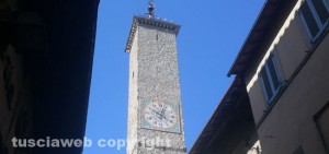 L'orologio della torre comunale