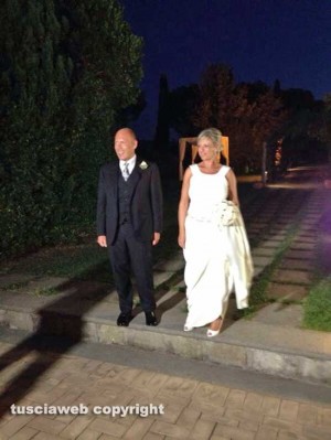 Il matrimonio del capo della squadra mobile Fabio Zampaglione