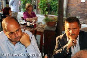 Nicola Zingaretti ed Enrico Panunzi