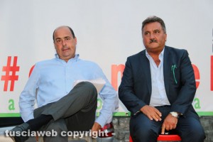Nicola Zingaretti ed Enrico Panunzi