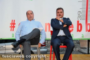 Nicola Zingaretti ed Enrico Panunzi