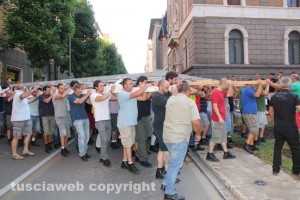 Santa Rosa - La prova di girata a via Marconi