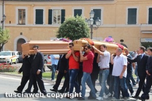 San Lorenzo Nuovo - I funerali di Fabio Lisei e Roberto Papini