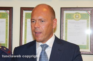 Il capo della squadra mobile Fabio Zampaglione