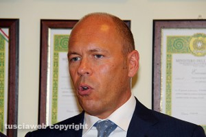 Il capo della squadra mobile Fabio Zampaglione