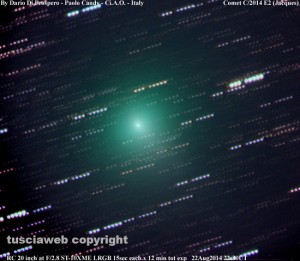 La cometa Jacques E2 il 22 agosto