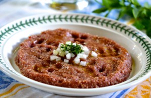 Kibbe nayeh - Foto New York Times