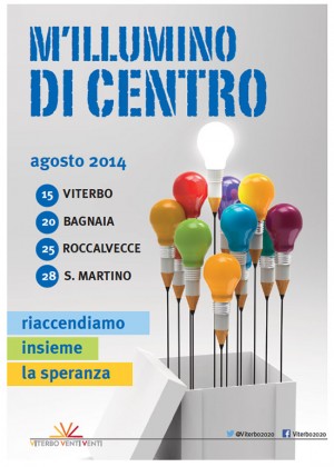 L'iniziativa "M'illumino di centro"