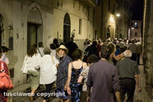 Un monento de "Il romanzo degli Etruschi" a Tarquinia