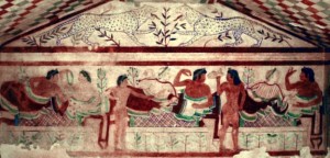 Tarquinia - Etruschi - La tomba dei leopardi