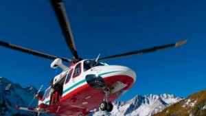 Val d'Aosta - Un elicottero del 118