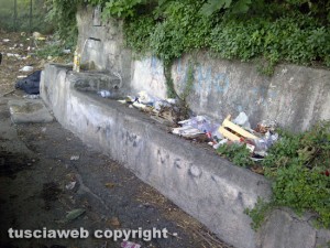 La fontana del Boia nell'abbandono