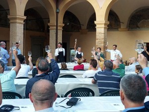 Il brindisi inaugurale