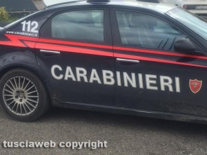 Una pattuglia dei carabinieri