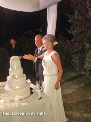 Il matrimonio del capo della squadra mobile Fabio Zampaglione