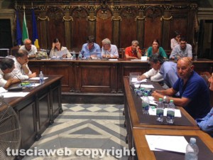 Viterbo - Consiglio comunale - Il momento dell'approvazione del bilancio di previsione