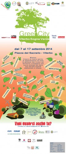 La locandina di Green City Viterbo