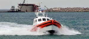 La guardia costiera in azione