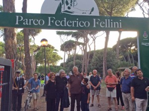 La pineta monumentale di Fregene intitolata a Federico Fellini