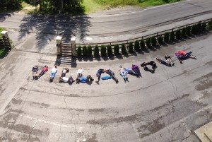 I ragazzi della parrocchia di don Emanuele Germani in Val Pusteria