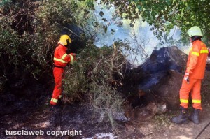 La Protezione civile in azione