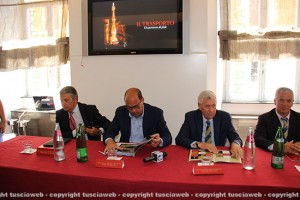 Santa Rosa, conferenza di presentazione del trasporto a Roma