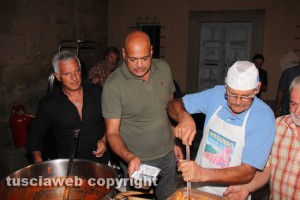 Penne sotto la Macchina, il presidente Mecarini e il capofacchino Rossi