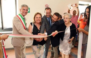 L'inaugurazione della nuova sala
