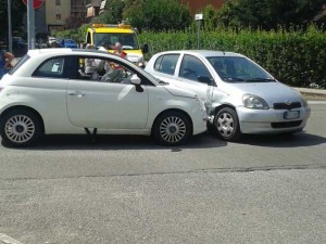 Viterbo - L'incidente in via Porsenna