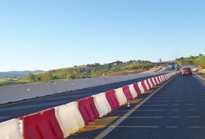 I lavori dell'autostrada Tirrenica nel tratto Tarquinia-Civitavecchia