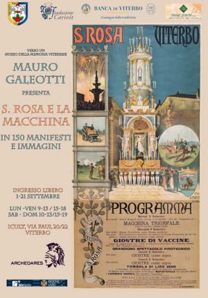 Viterbo - Inaugura la mostra "Santa Rosa e la Macchina"