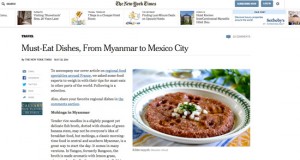 I 5 cibi da mangiare una volta nella vita - New York Times
