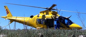 L'eliambulanza del 118
