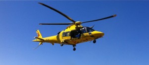 L'eliambulanza del 118