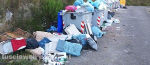 L'isola ecologica dell'ospedale Belcolle