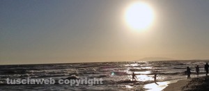 La spiaggia di Montalto di Castro