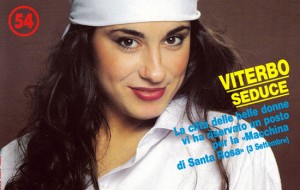 La copertina della rivista Tuscia del '92 con una "donna facchino"